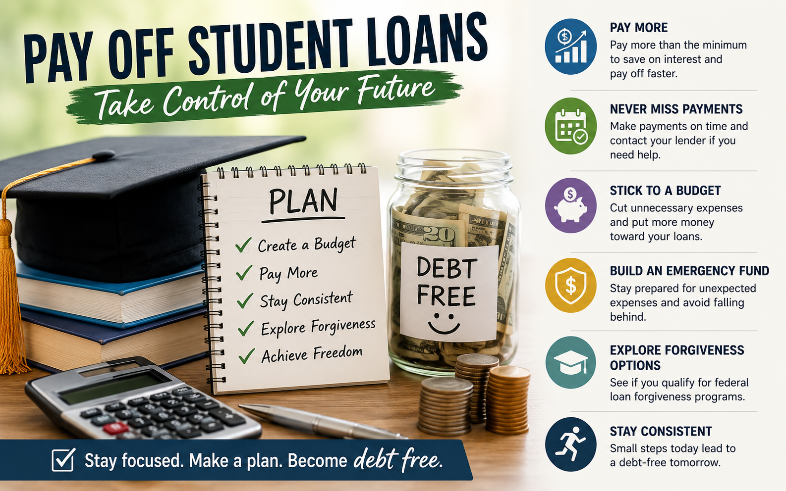 How to pay off student loans faster